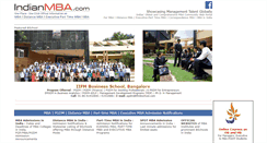 Desktop Screenshot of indianmba.com